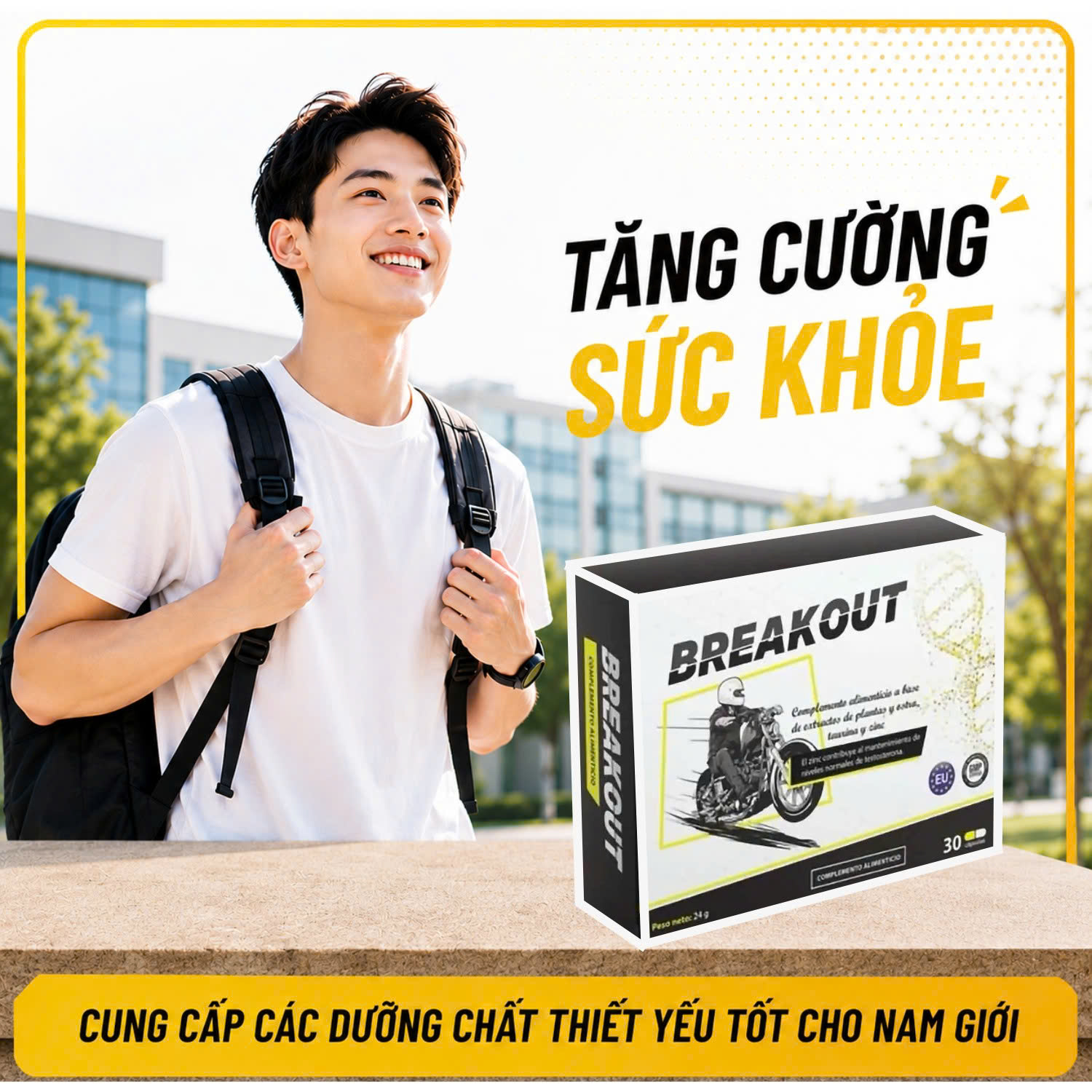 BREAKOUT - SỨC KHỎE NAM GIỚI  (30 Viên)